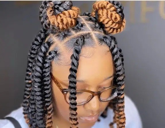 Twists hairstyle
